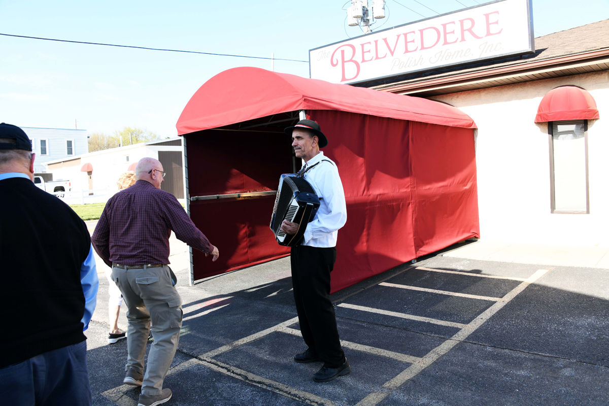 029 Arnie Otten skips to the music at the Polish Home in Papillion.JPG